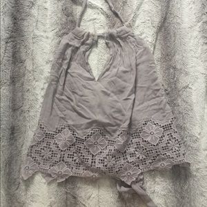 Flowy Backless Halter